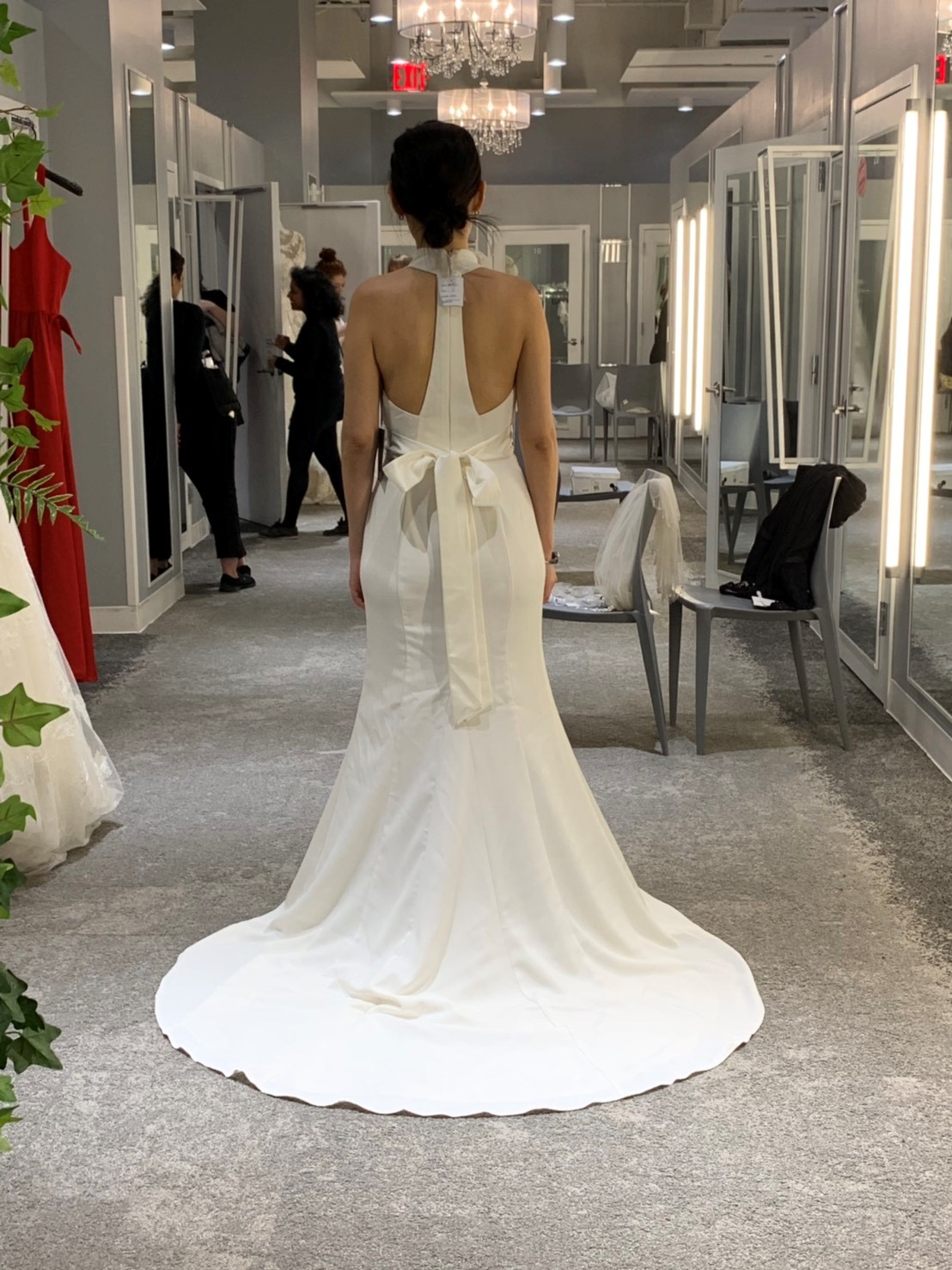 vera wang halter wedding dress