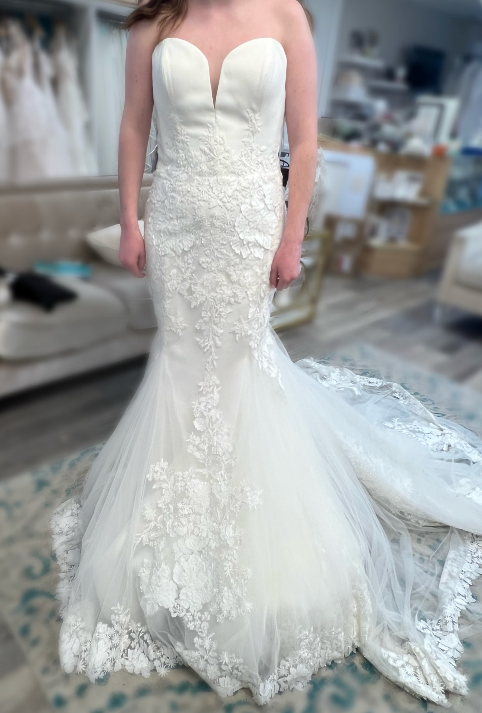 Justin Alexander, 99119 Sample Wedding Dress Save 39% Stillwhite