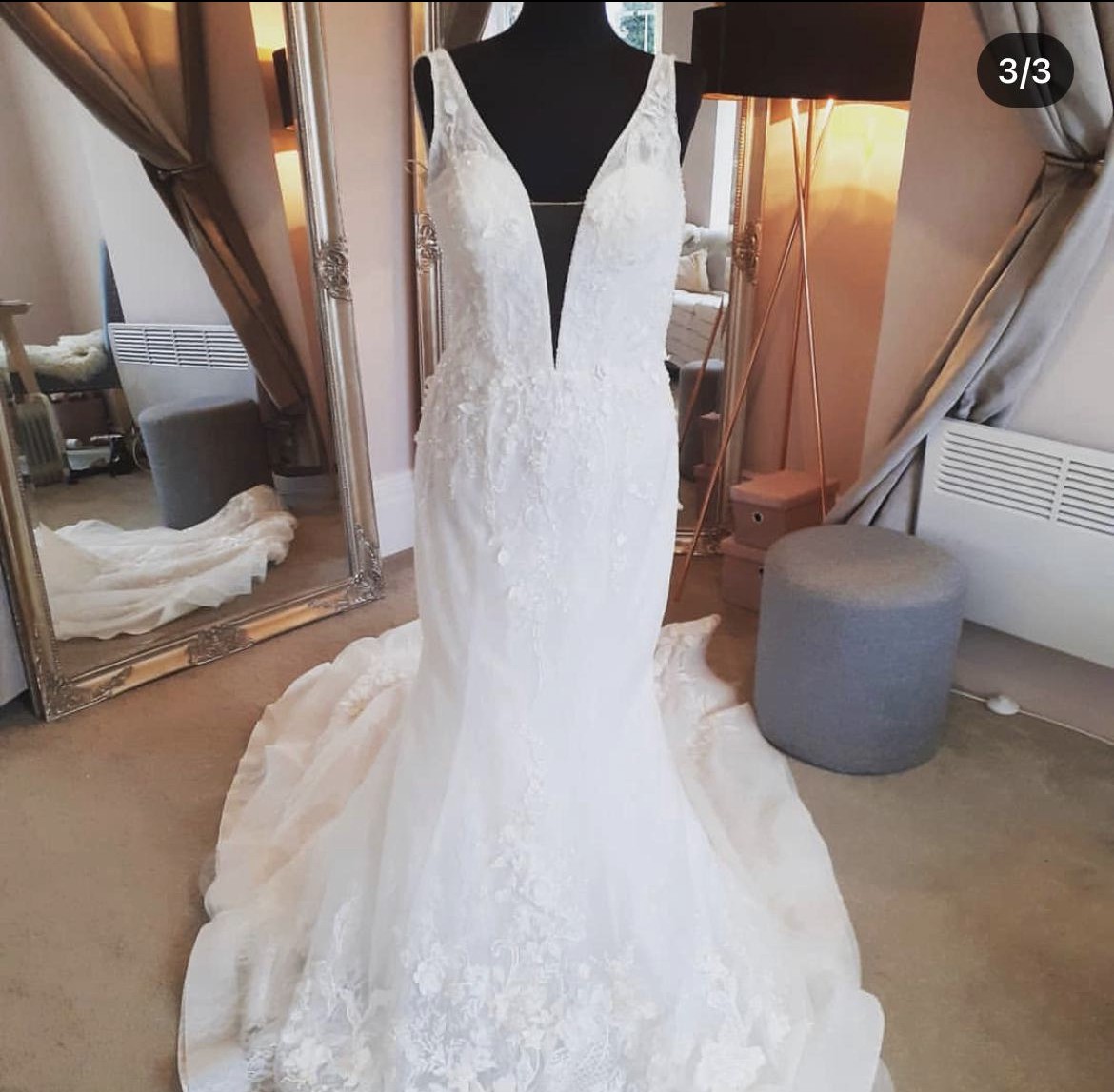 givenchy pleated gown