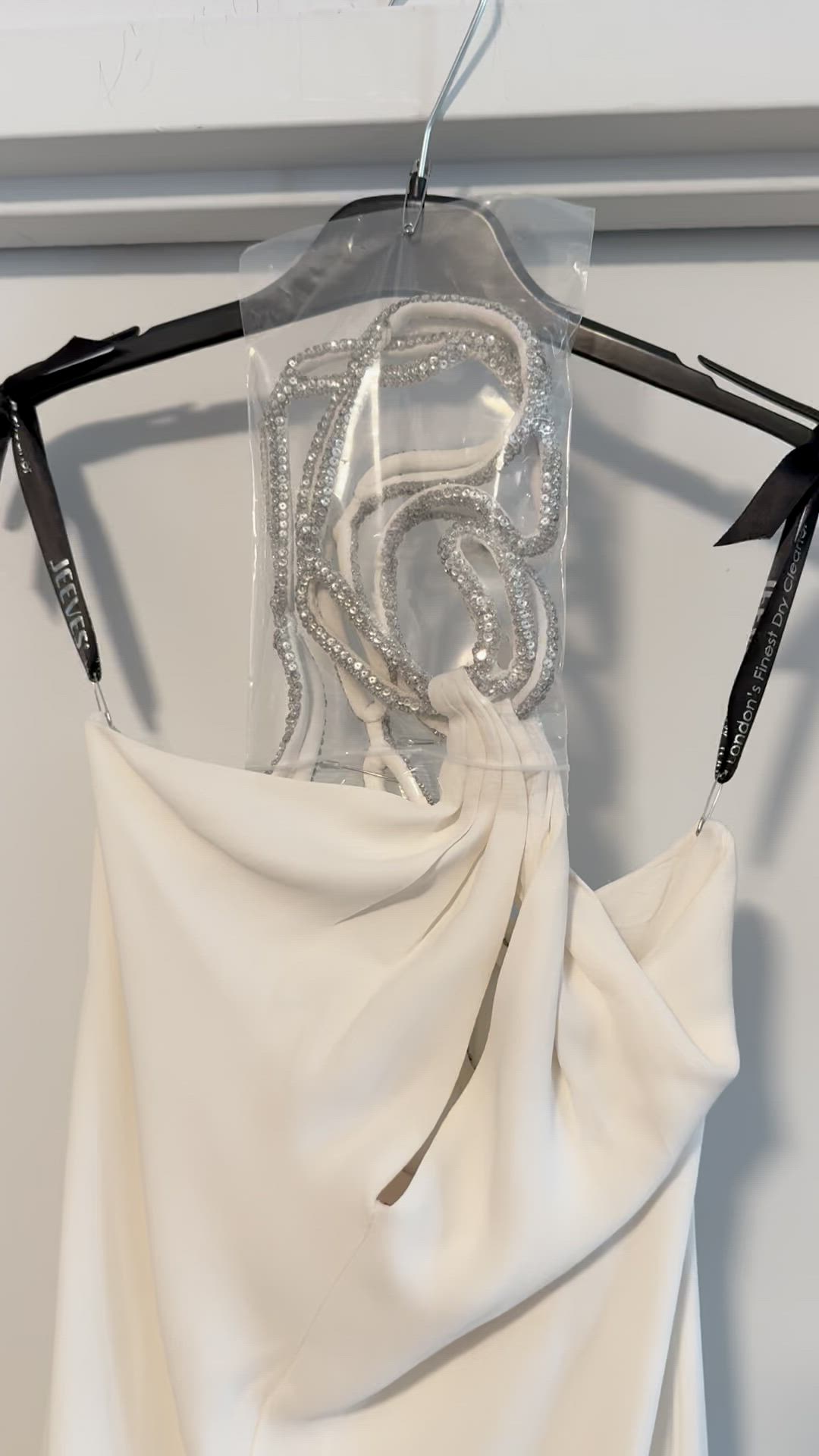Valentino, Silk Cady Chain Cross Back Long Gown Wedding Dress Save