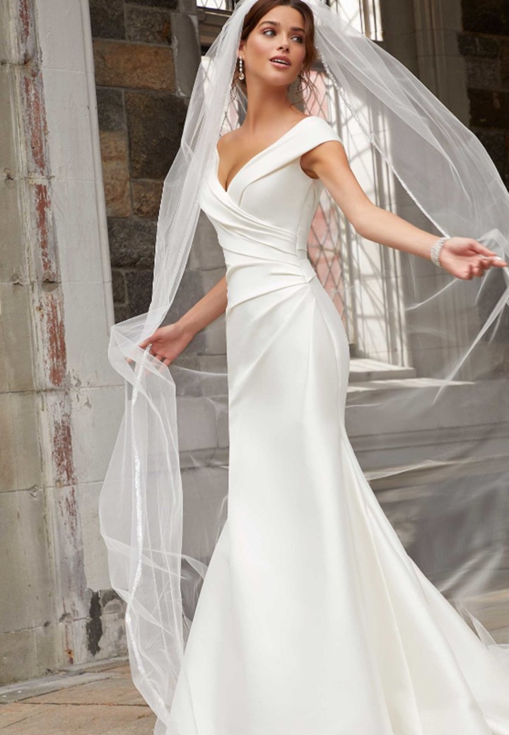 Morilee, Madeline Garner Stacey #5812 New Wedding Dress Save 