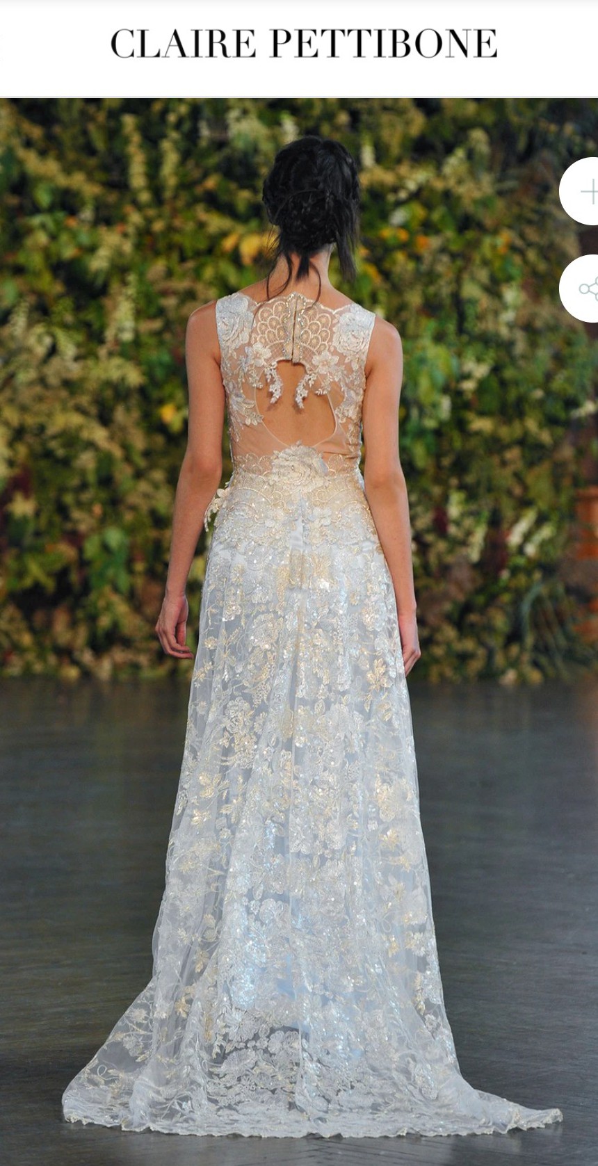 Claire Pettibone, Eden Used Wedding Dress Save 85% - Stillwhite