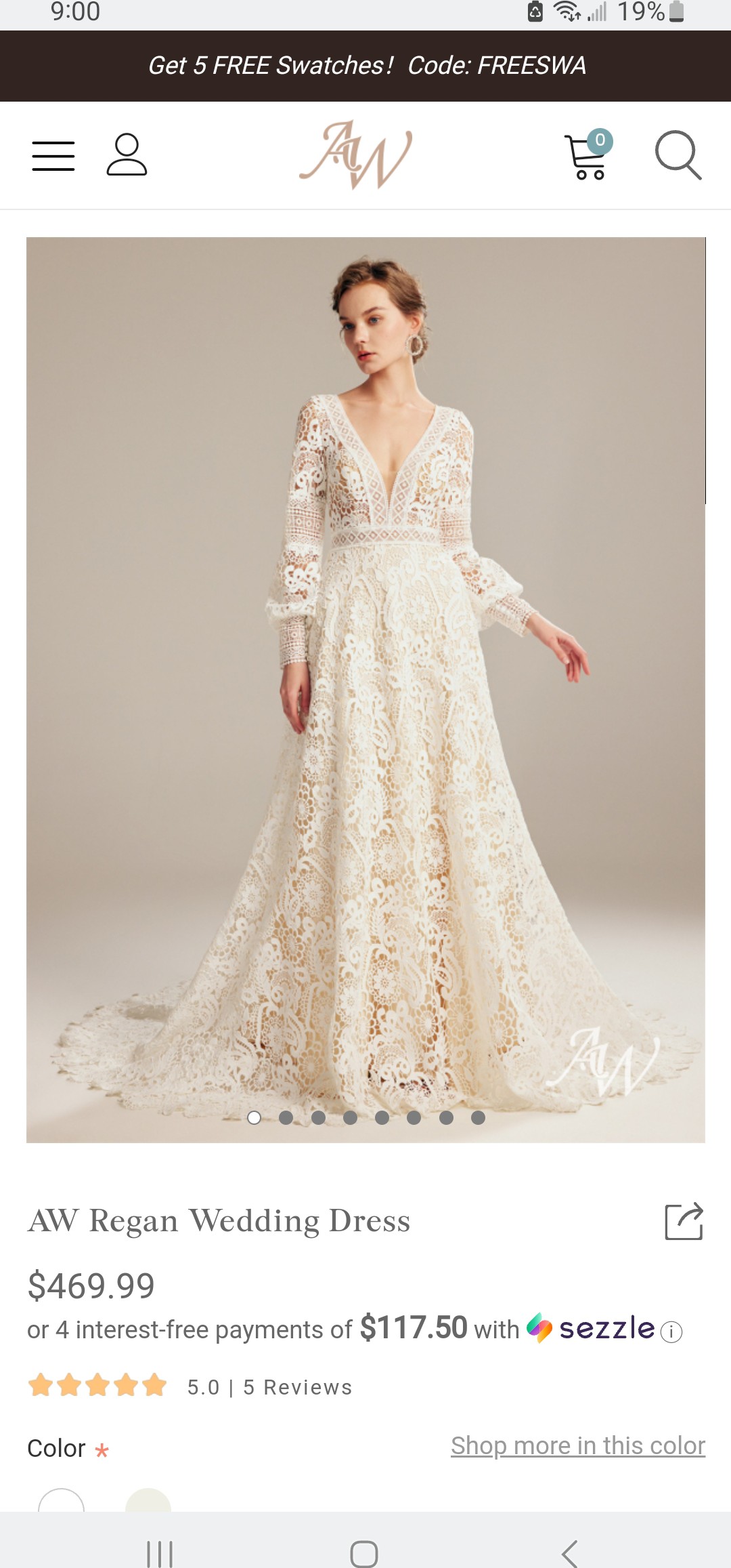 AW Bridal Regan New Wedding Dress Save 31% - Stillwhite