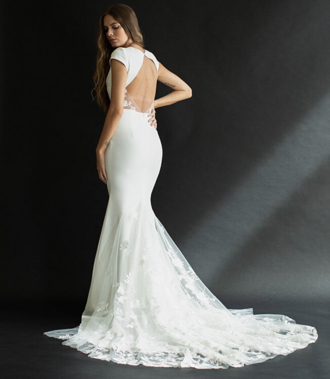 Anais Anette Brie with lace overskirt
