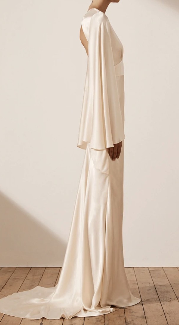 Shona Joy LA LUNE BACKLESS MAXI DRESS New Wedding Dress Save 20% ...