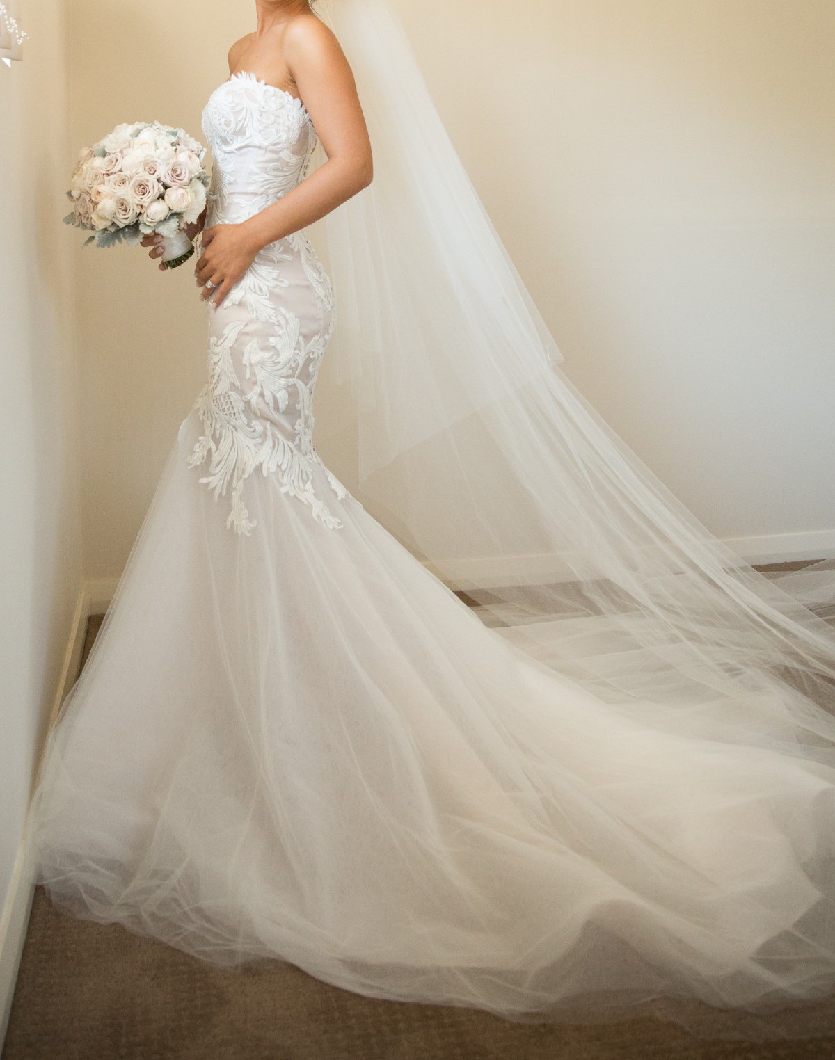 Norma Bridal Couture Custom Made Preowned Wedding Dress