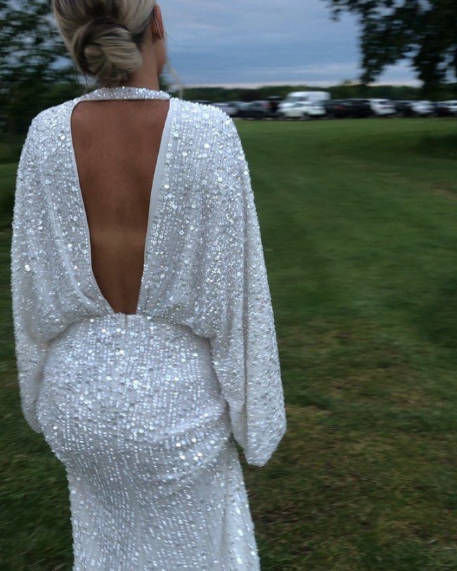 asos ciara sequin dress