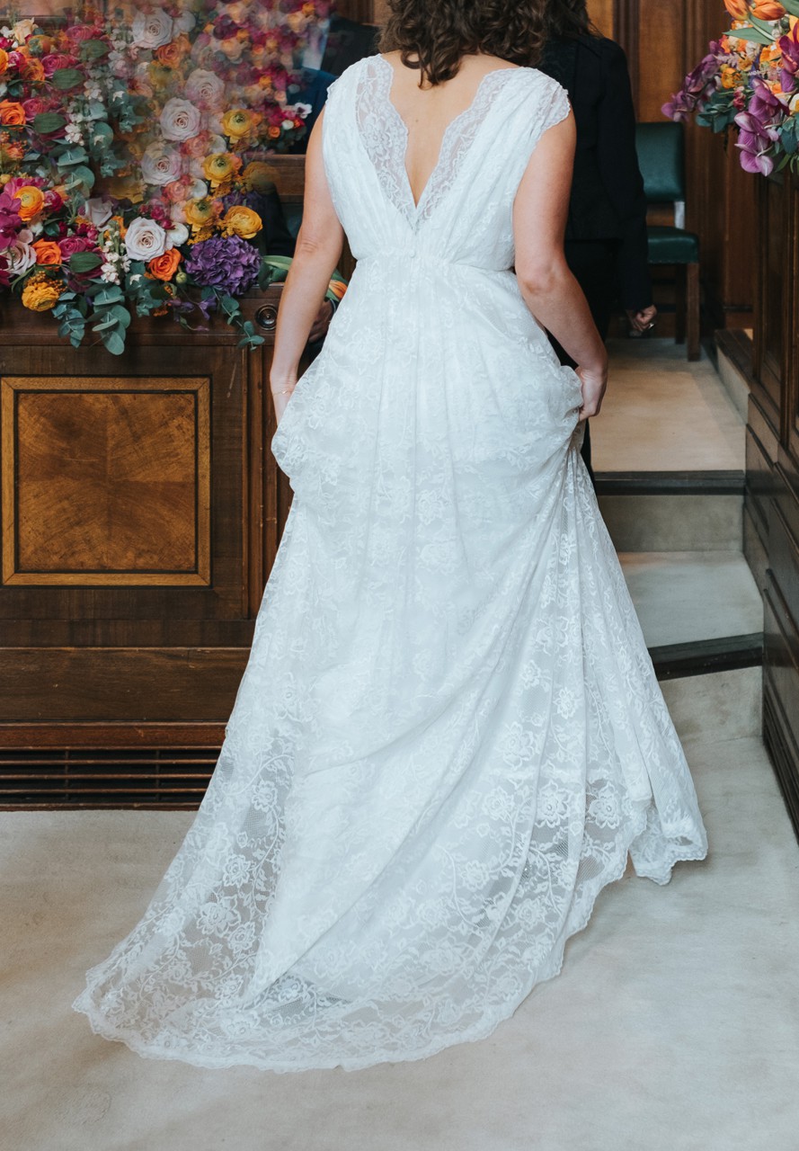 Charlie Brear, Haliton and lace overdress Wedding Dress Save 86