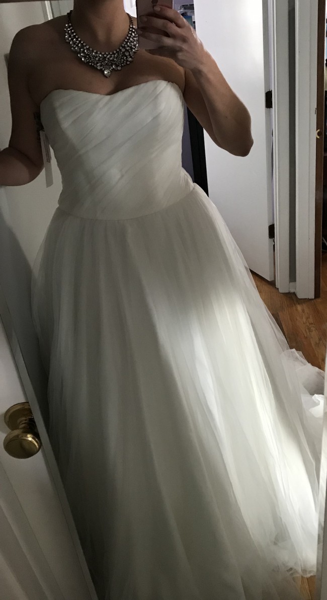 davids bridal bustle