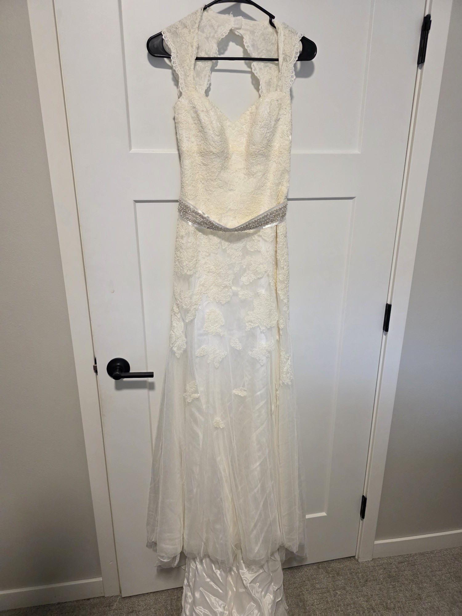 princess polly baby blue dress David's Bridal Size US 0 / XS Long red dress Worn 1x main image 0