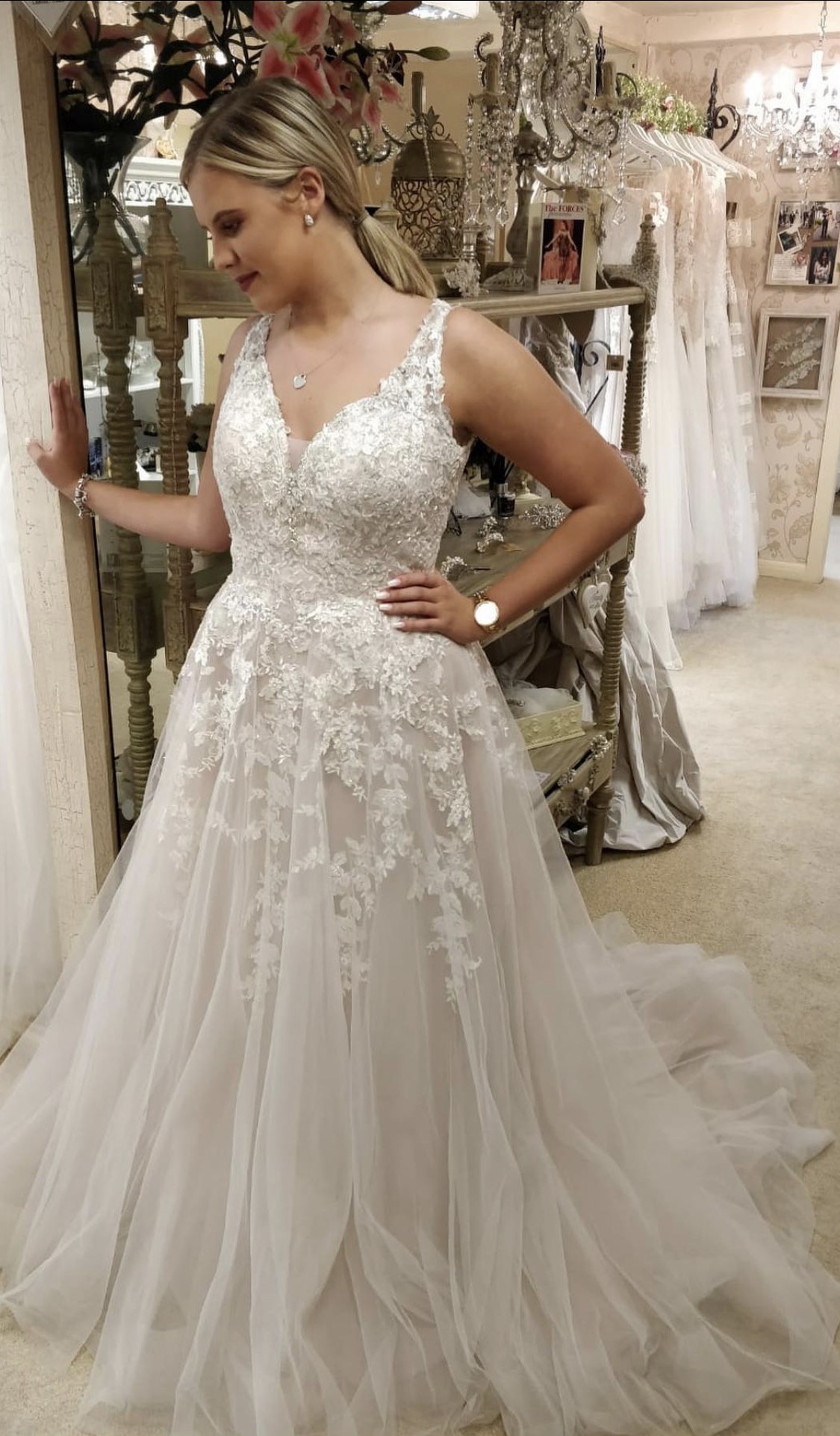 Stella York 6436 Second Hand Wedding Dress Save 52