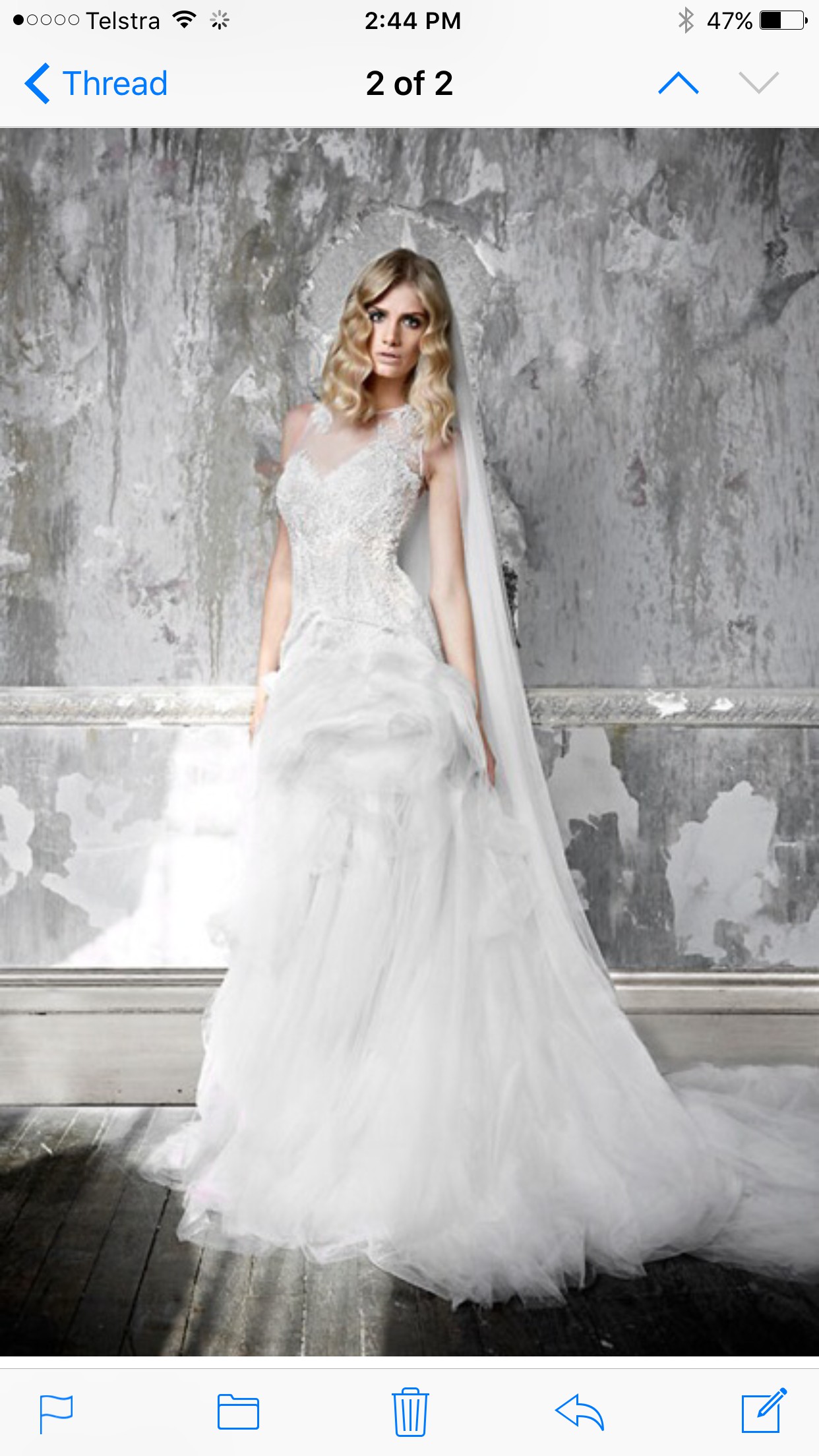 Pallas Couture Aveline Gown New Wedding Dress On Sale 85 Off