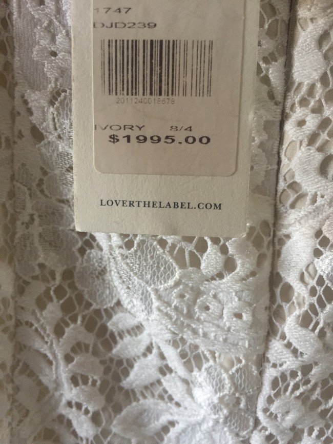 Lover The Label DJD239 New Wedding Dress Save 85% - Stillwhite