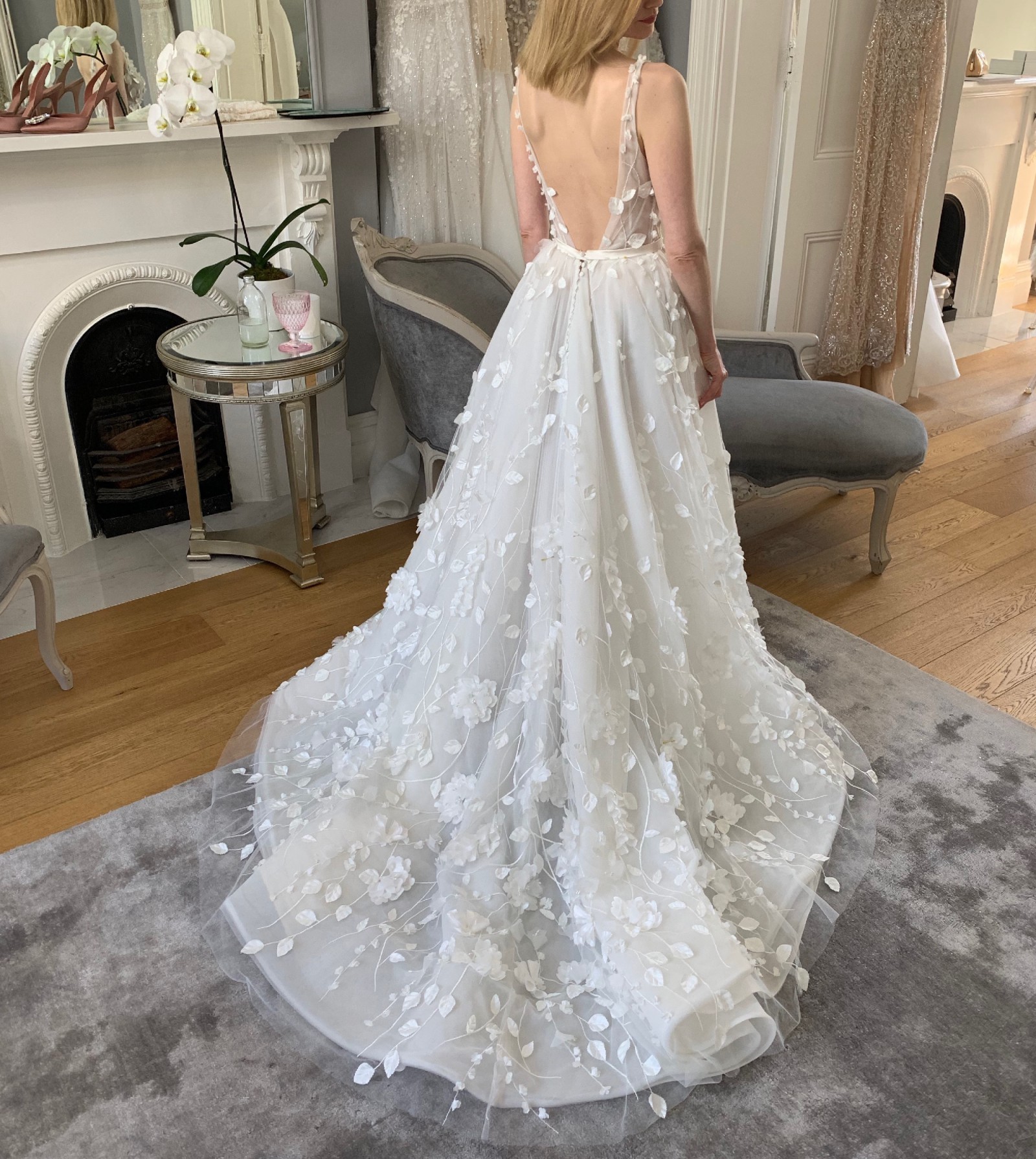 Pallas Couture Custom Made Used Wedding Dress Save 69%