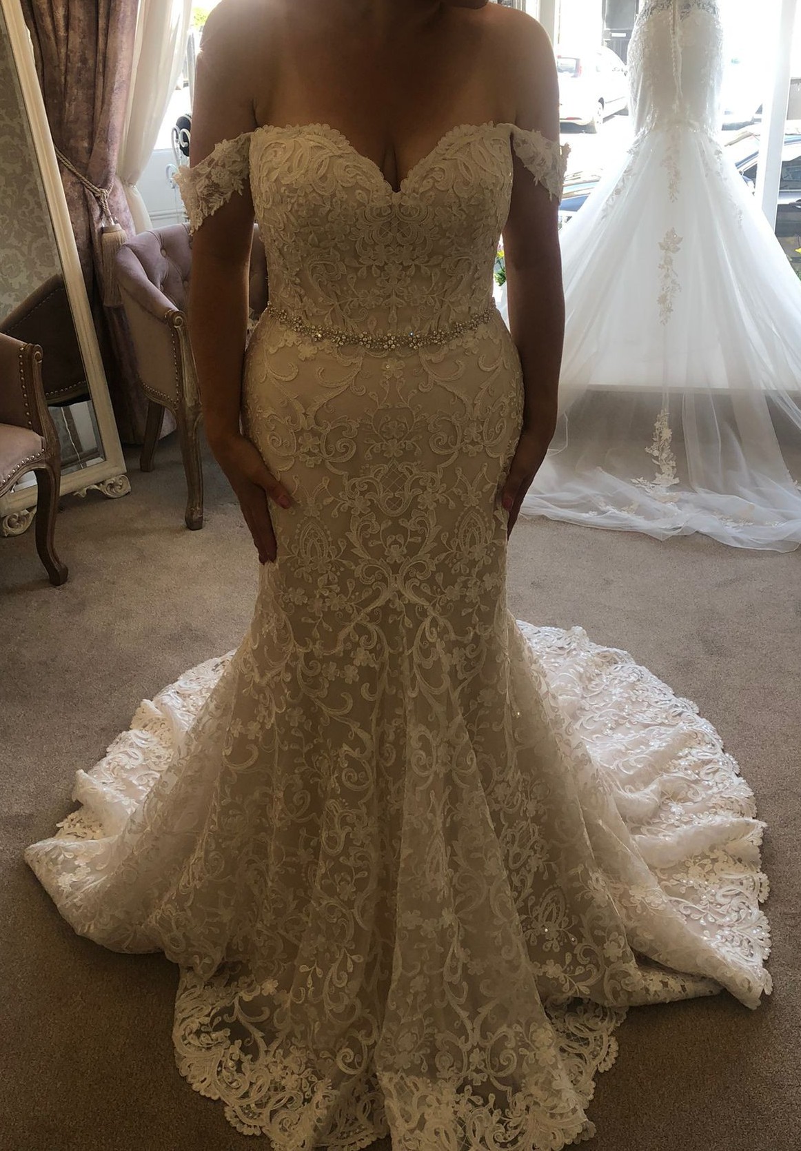 Rebecca Ingram, Finola Sample Wedding Dress Save 63% - Stillwhite