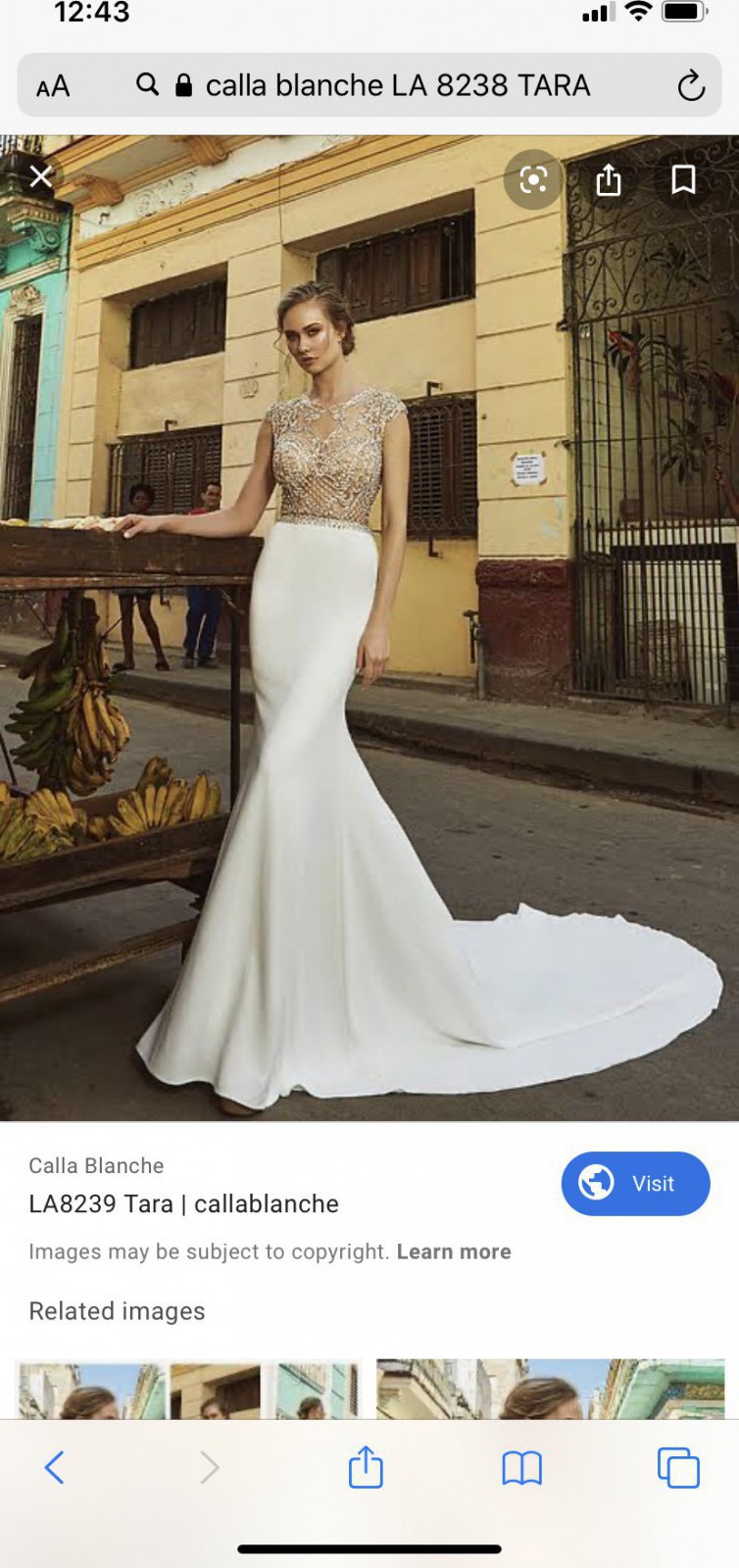 Calla Blanche Preowned Wedding Dress Save 50% - Stillwhite
