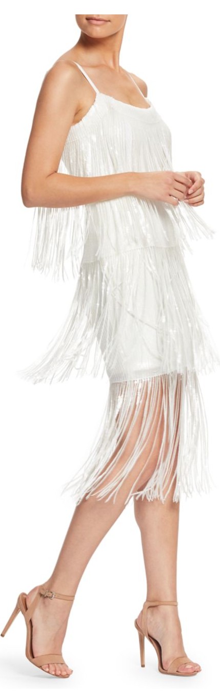 roxy sequin fringe dress