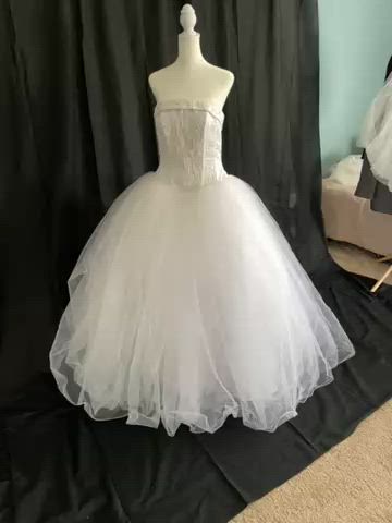 David's Bridal, Nt8017 white