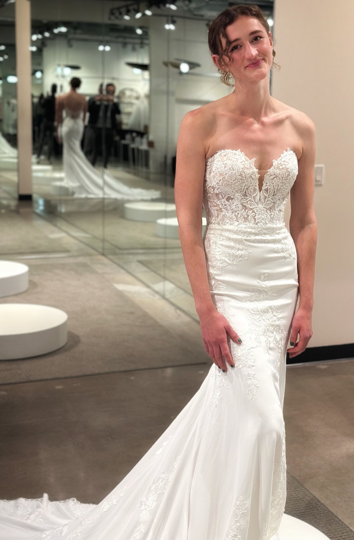 PRONOVIAS ✾ DRAIL 7-9号 マント有 Pronovias | Dress Lounge - aileen | Dress Lounge