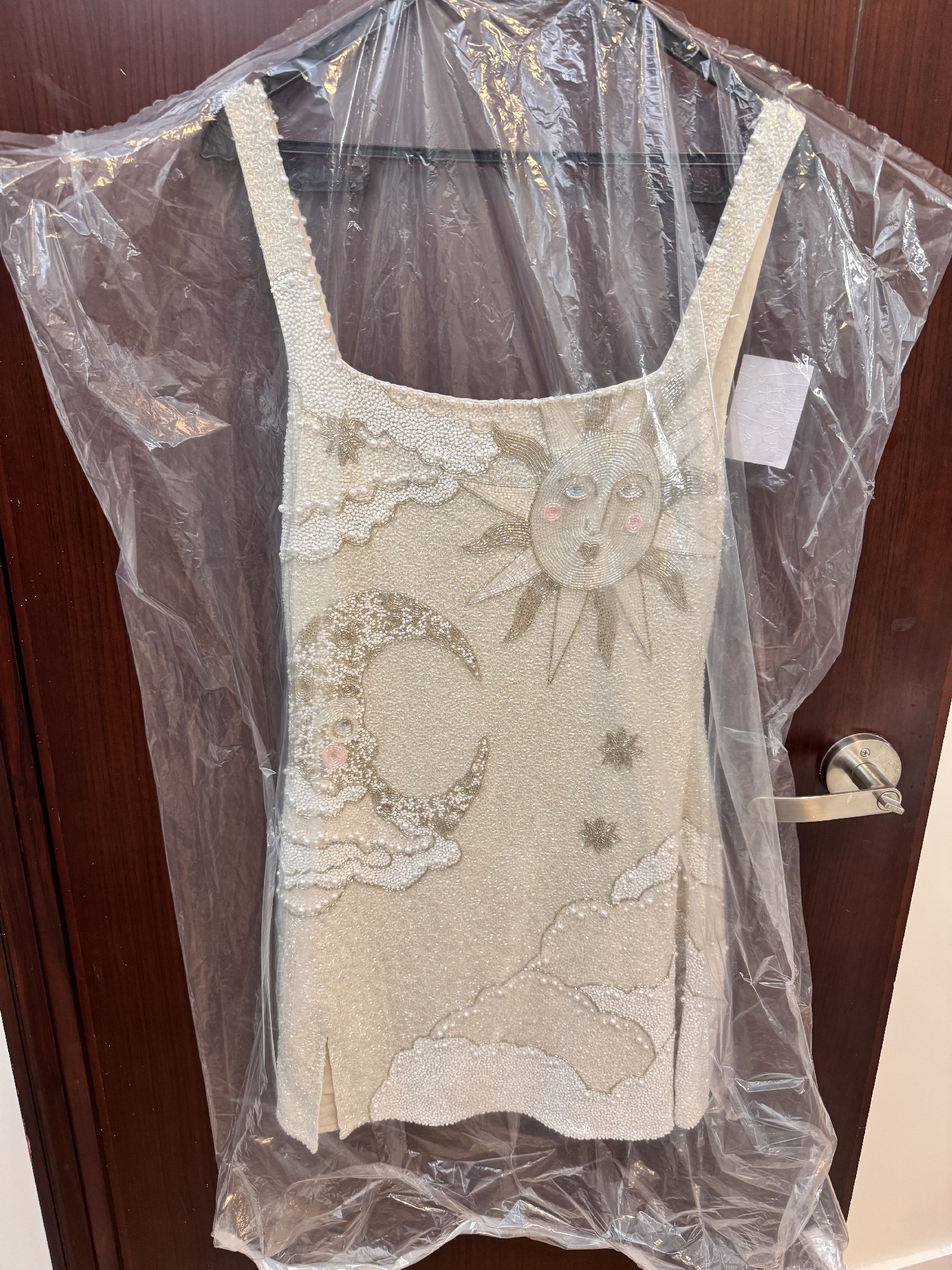 Clio Peppiatt, Lucina embellished stretch mesh mini dress Wedding Dress  Save 44% - Stillwhite