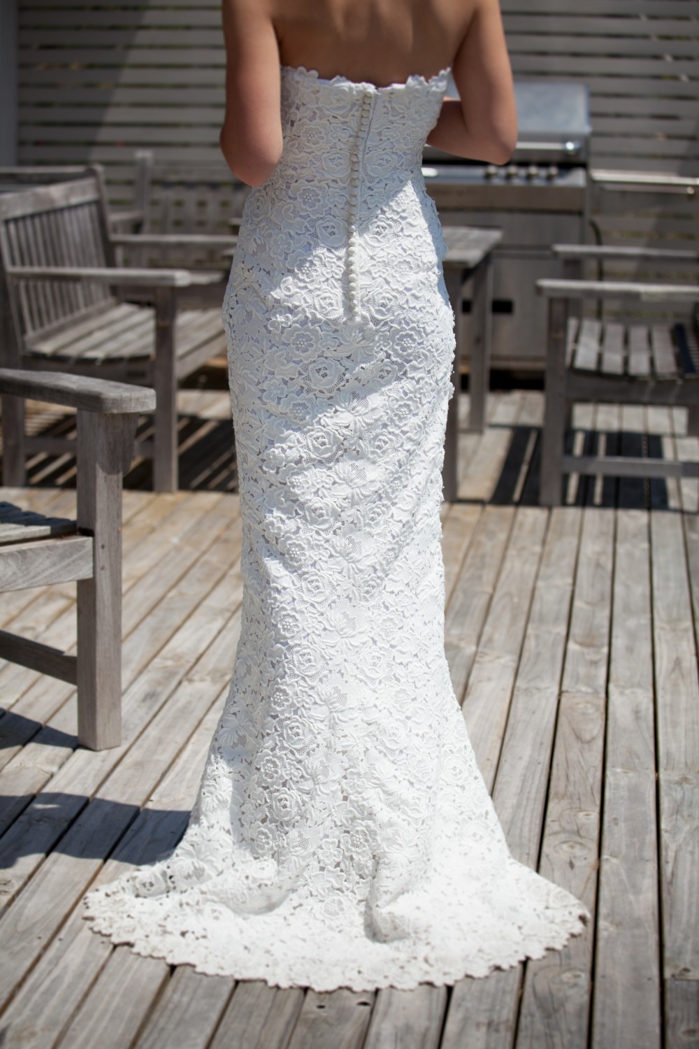 guipure wedding dress