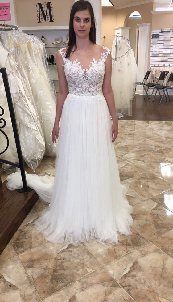 stella york beach wedding dress