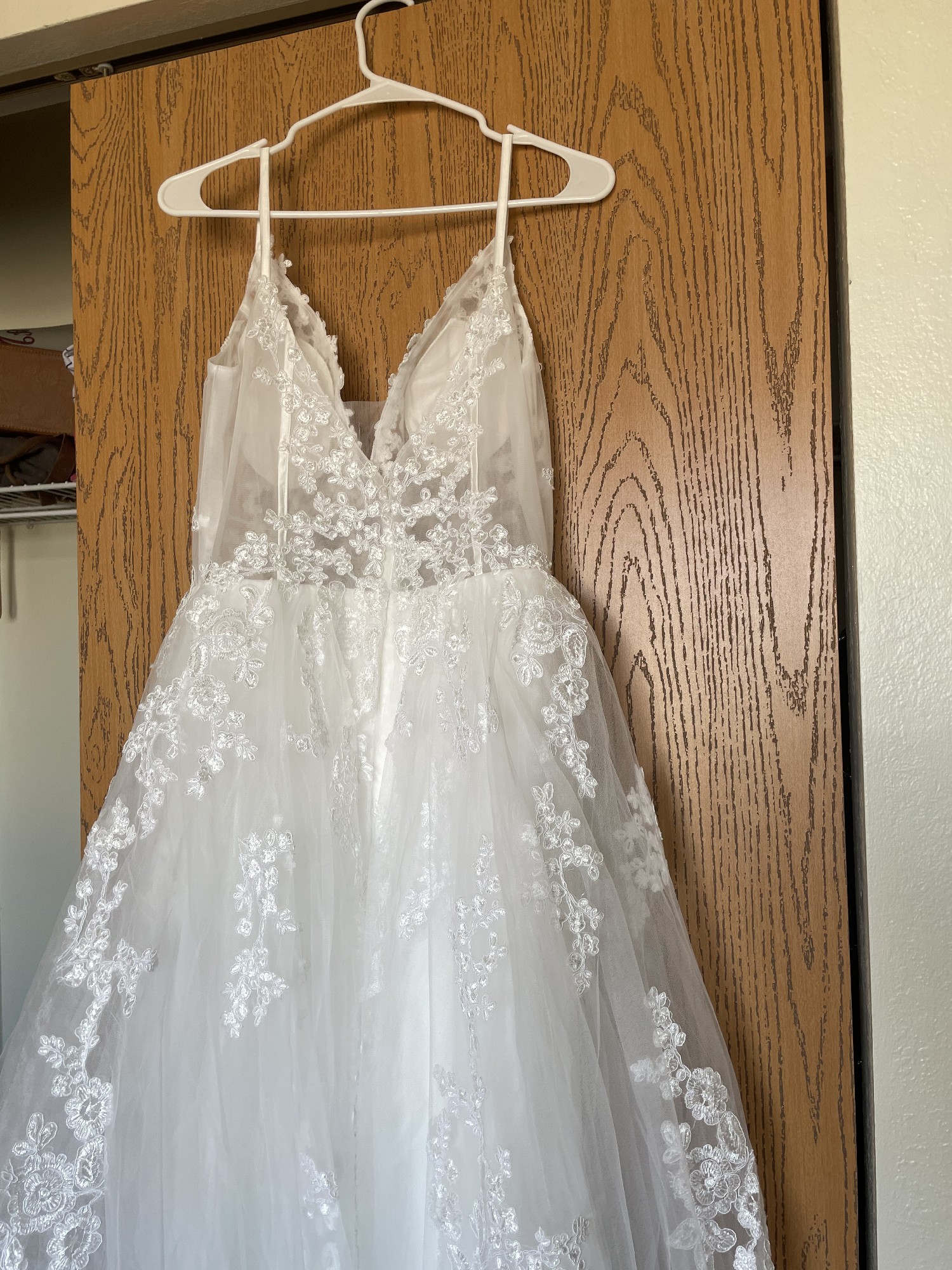 hebeos lace wedding dress Hebeos Wedding Dress White Ivory *NWT*