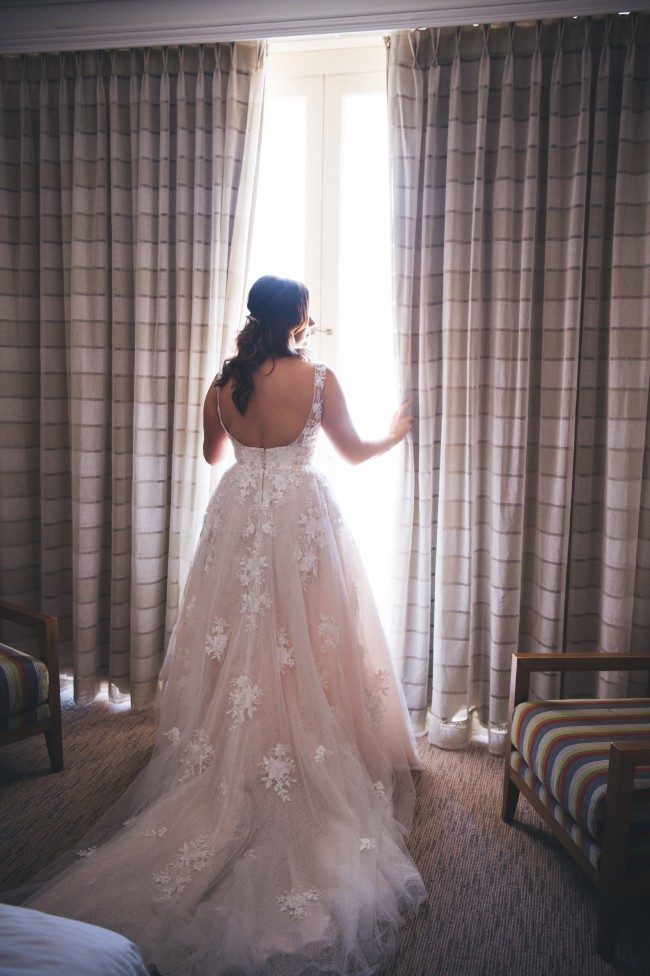 maggie sottero ivory over soft blush