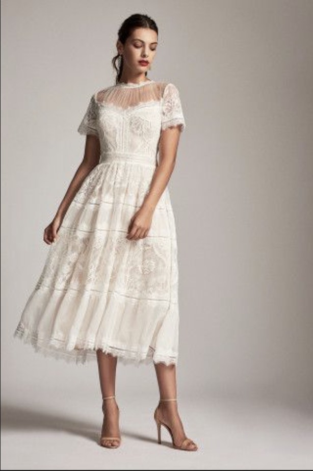 Tadashi Shoji Camilla New Wedding Dress Save 30% - Stillwhite