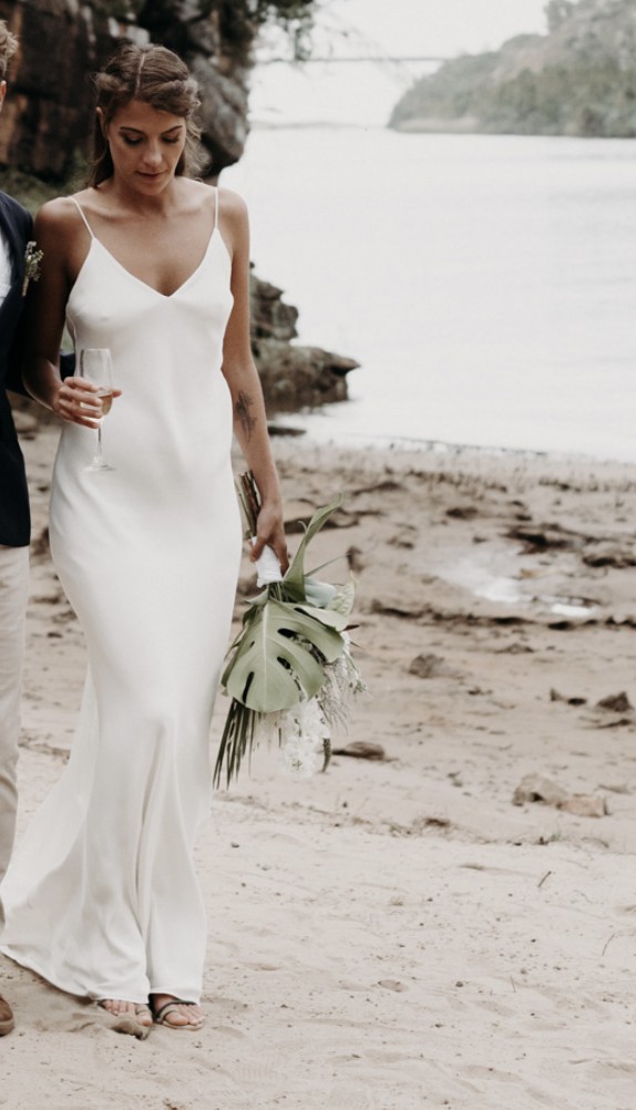 Summer, Silk Wedding Gown