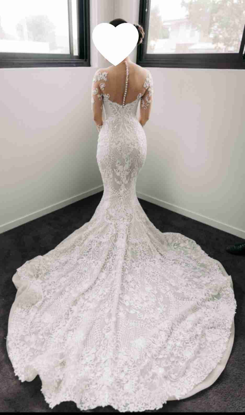 Steven khalil mermaid wedding shops dress