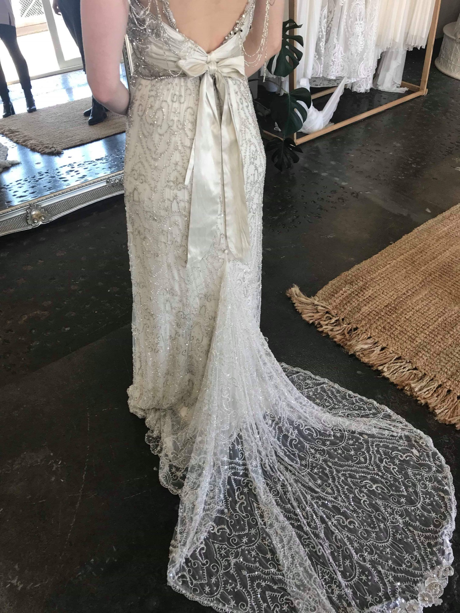 Anna Campbell Chloe Embellished Dress Sample Wedding Dress Save 53% ...