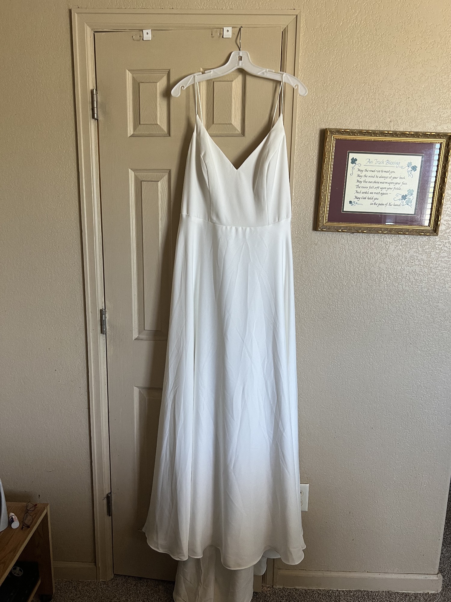 pink and orange smock dress