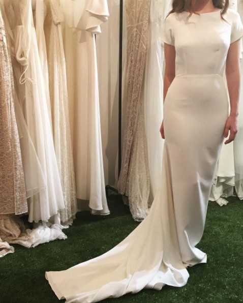 Sarah Seven Del Mar Preowned Wedding Dress Save 57% - Stillwhite