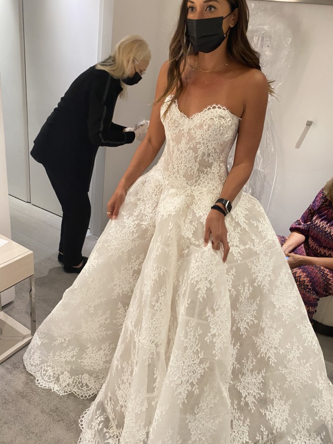 Monique Lhuillier Alexandra Gown Second Hand Wedding Dress Save Stillwhite