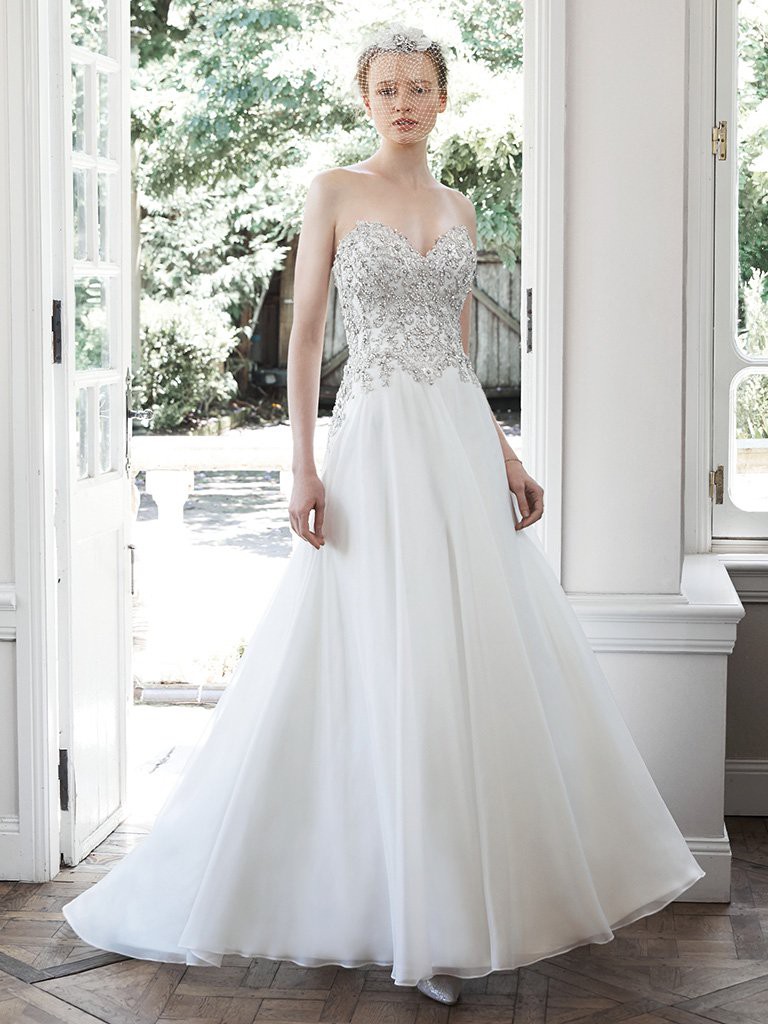Maggie Sottero Olympia Sample Wedding Dress Save 28% - Stillwhite