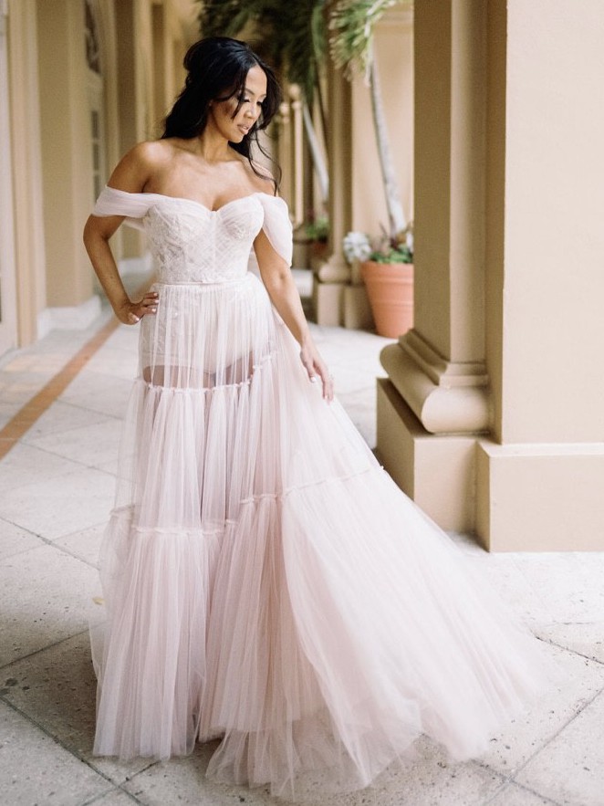 Muse By Berta Ivette Sample Wedding Dress Save 30% - Stillwhite