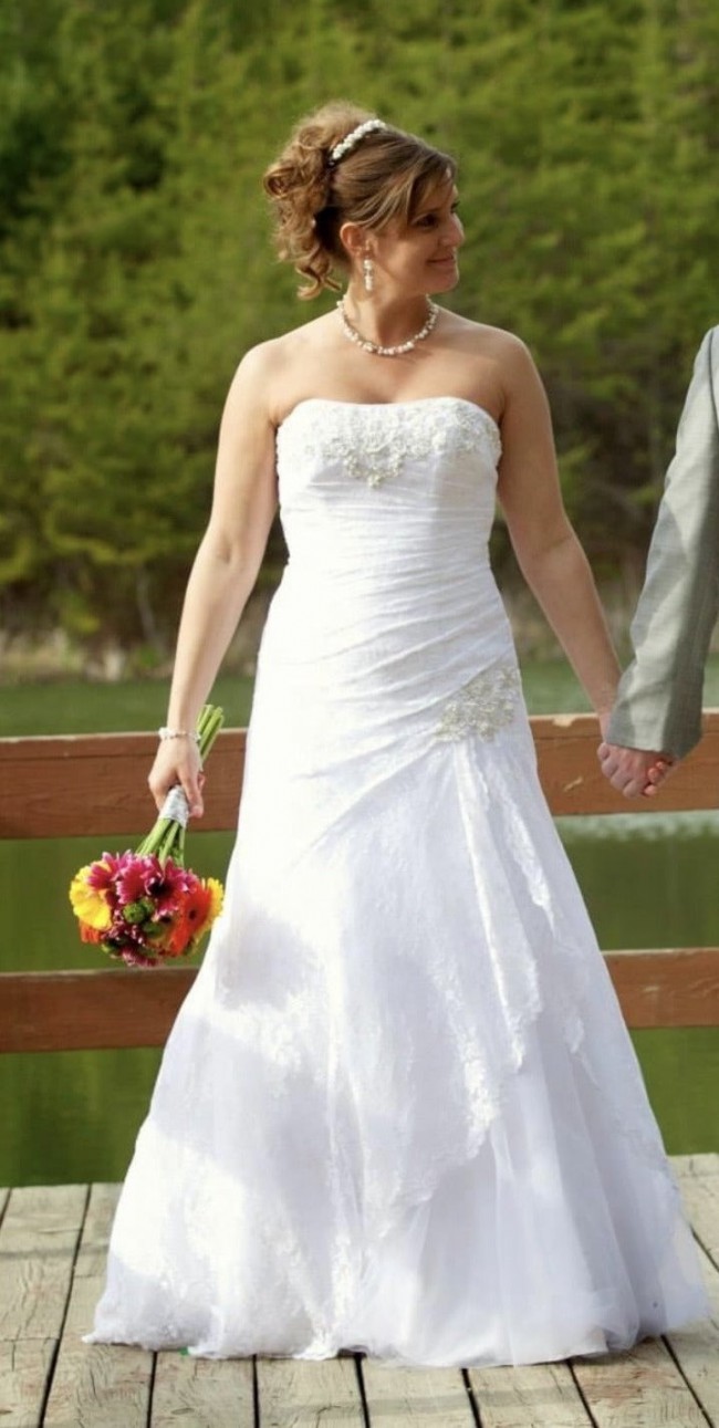David's Bridal, YP3344 Wedding Dress Save 53% - Stillwhite David's Bridal, YP3344 Wedding Dress Save 53% - Stillwhite