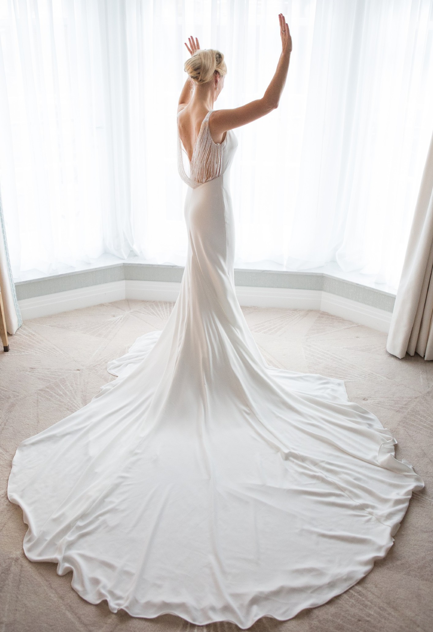elegant dress for wedding sponsor