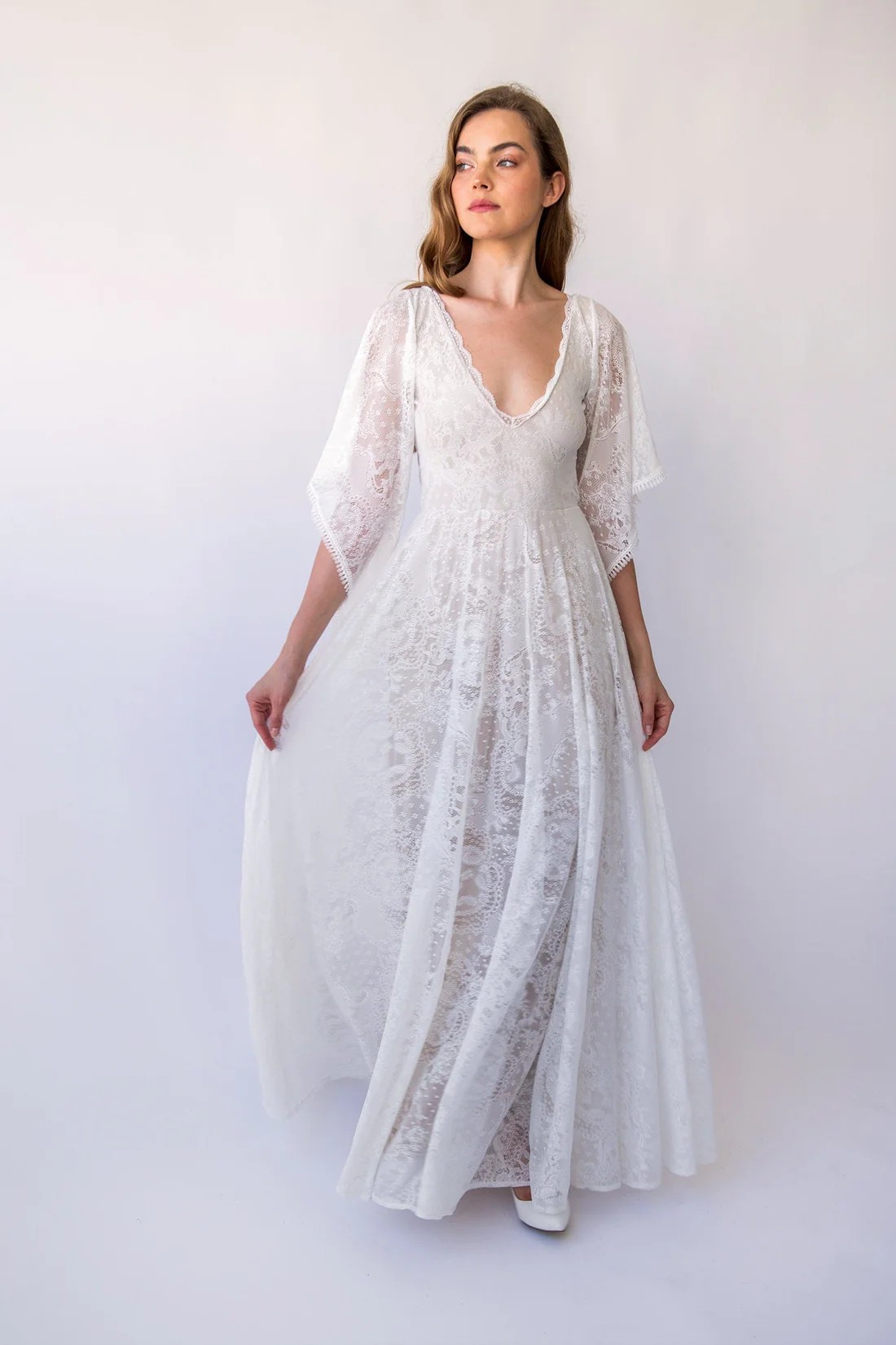 Blush Fashion, Bestseller Vintage Style Open Back #1468 New Wedding Dress Save 58% - Stillwhite Blush Fashion, Bestseller Vintage Style Open Back #1468 New Wedding Dress Save 58% - Stillwhite