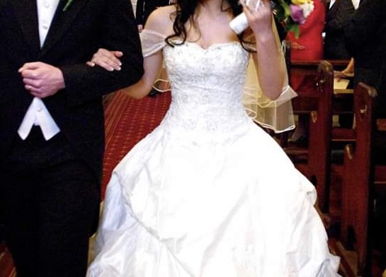 justin alexander ball gown wedding dress
