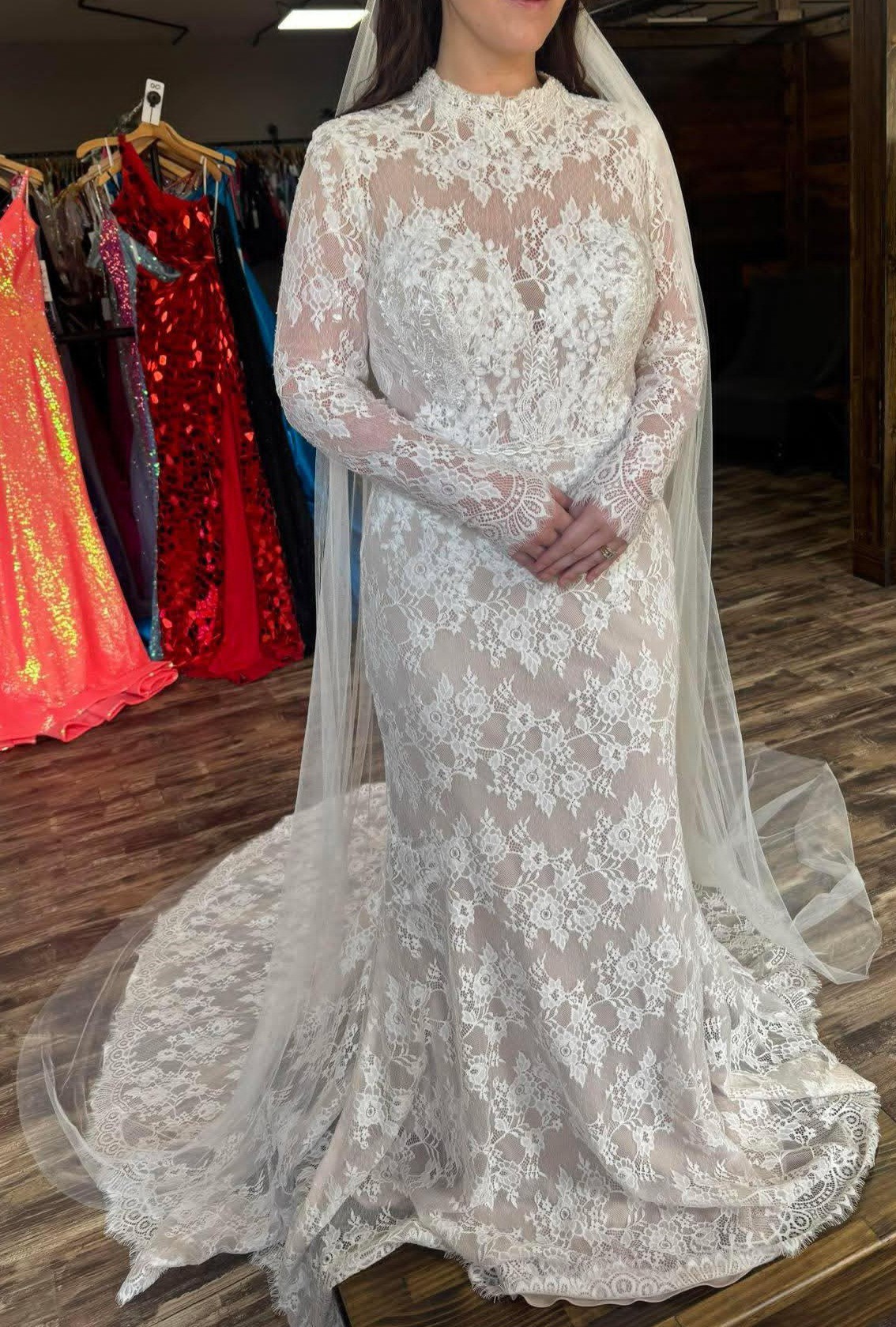 スーツ・フォーマル・ドレス Arobe  Flake Embroidery Tired Dress ZW COLLECTION BEADED EMBROIDERED DRESS - Pearl gray | ZARA United