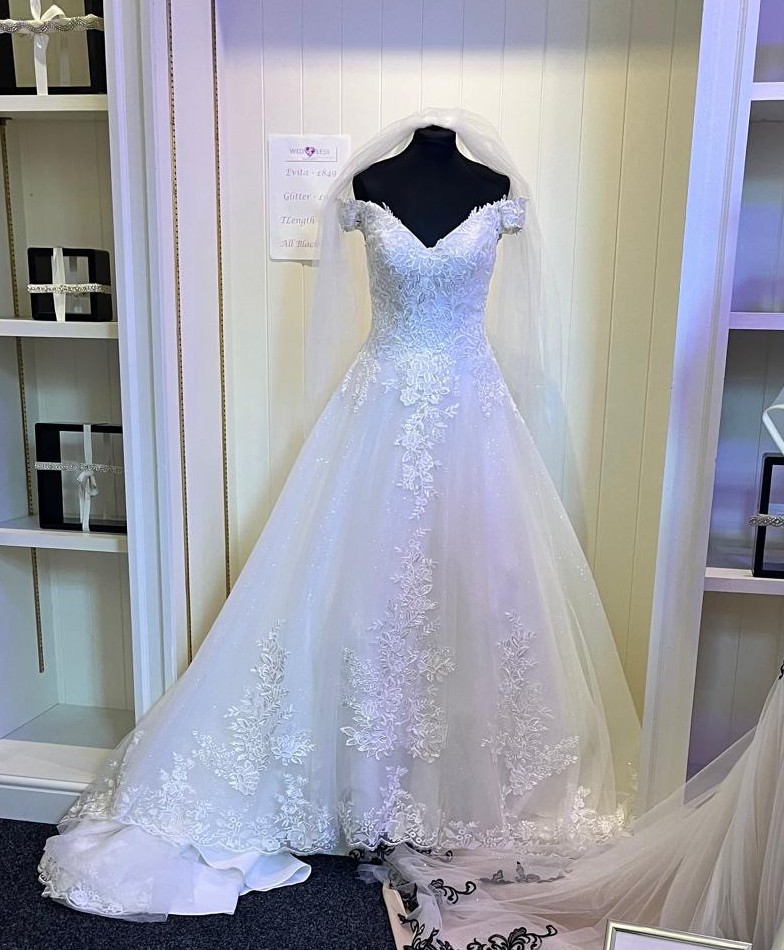 La Premiere Bridal, Evita Wedding Dress Save 66% - Stillwhite
