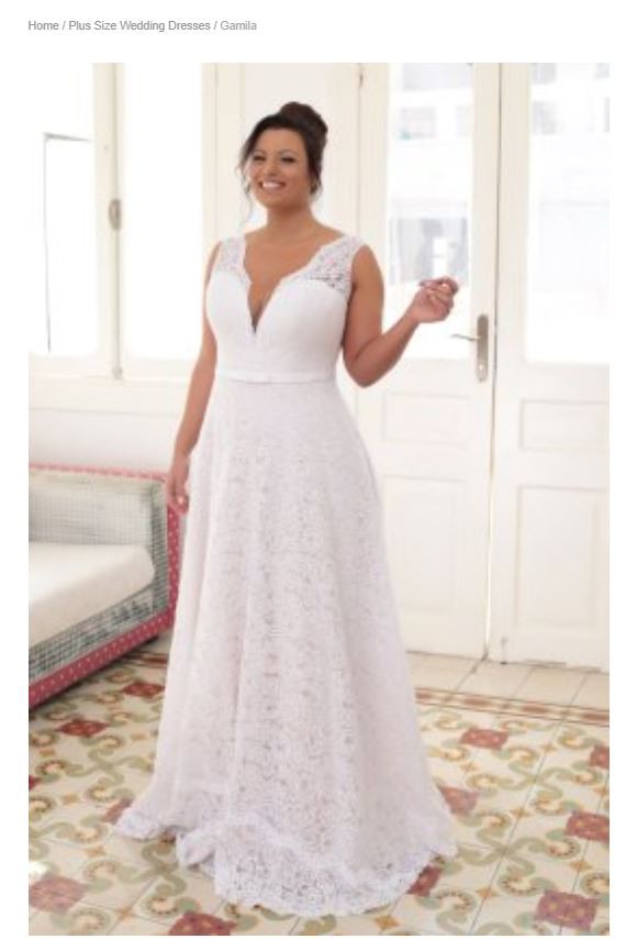 pre owned plus size wedding dresses