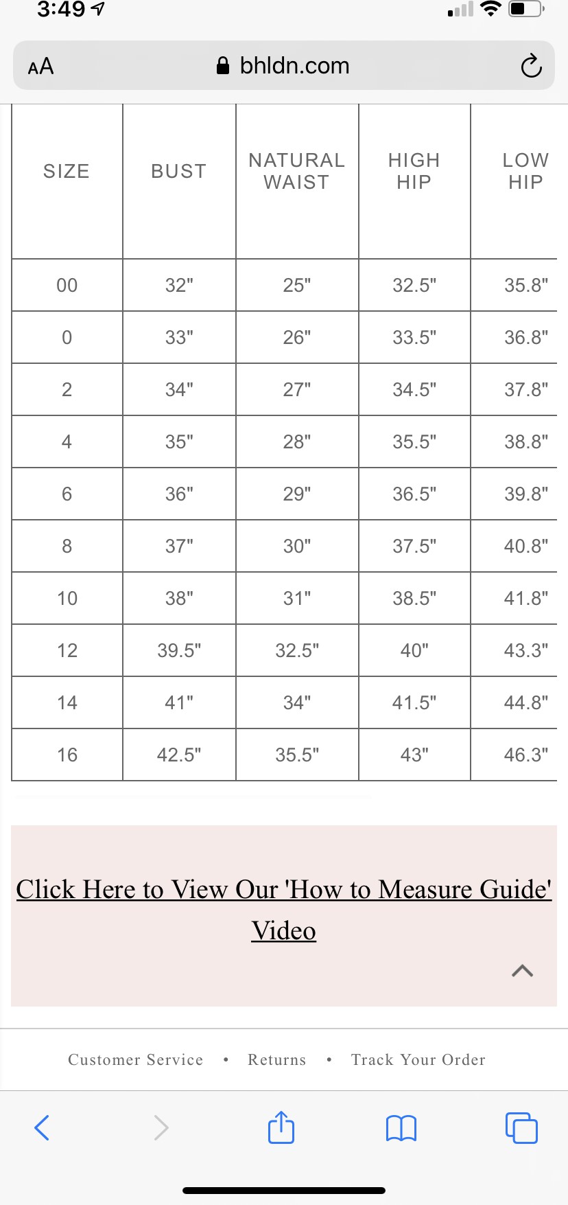 Bhldn Size Chart ubicaciondepersonas.cdmx.gob.mx