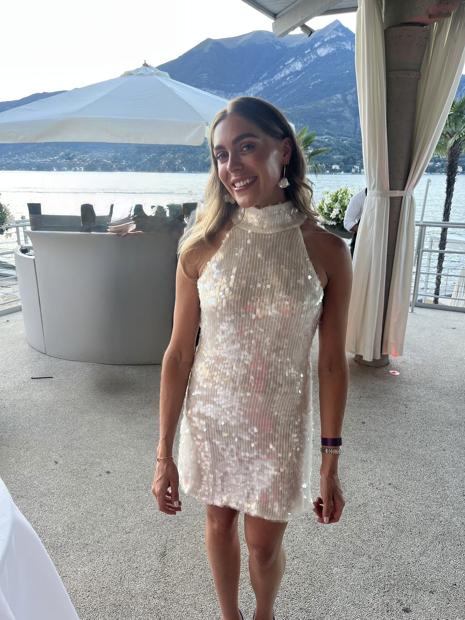 halter top bridal dress Natalie Bespoke Dress