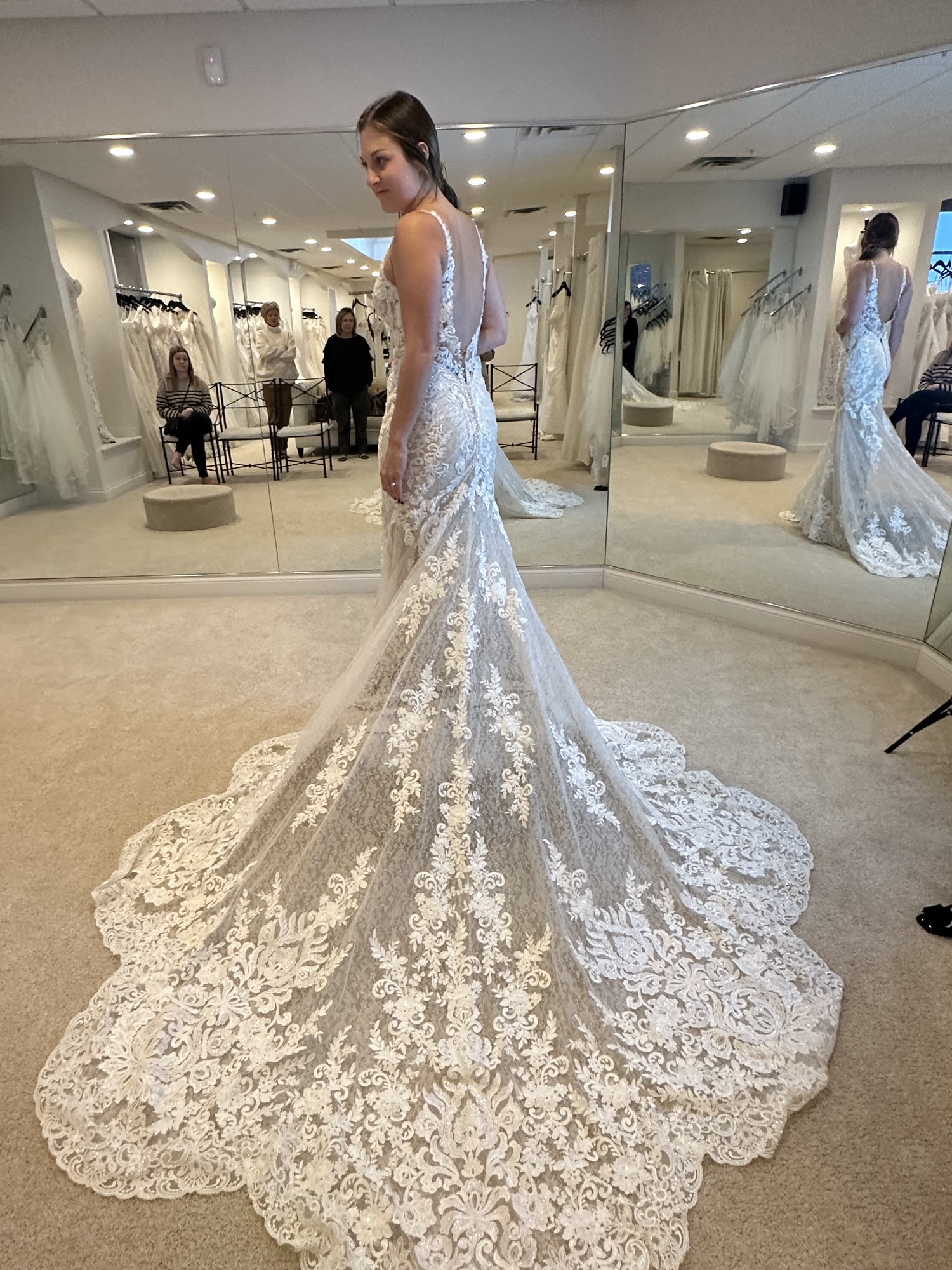 Fitted Lace Wedding Dress, Martina Liana 1078