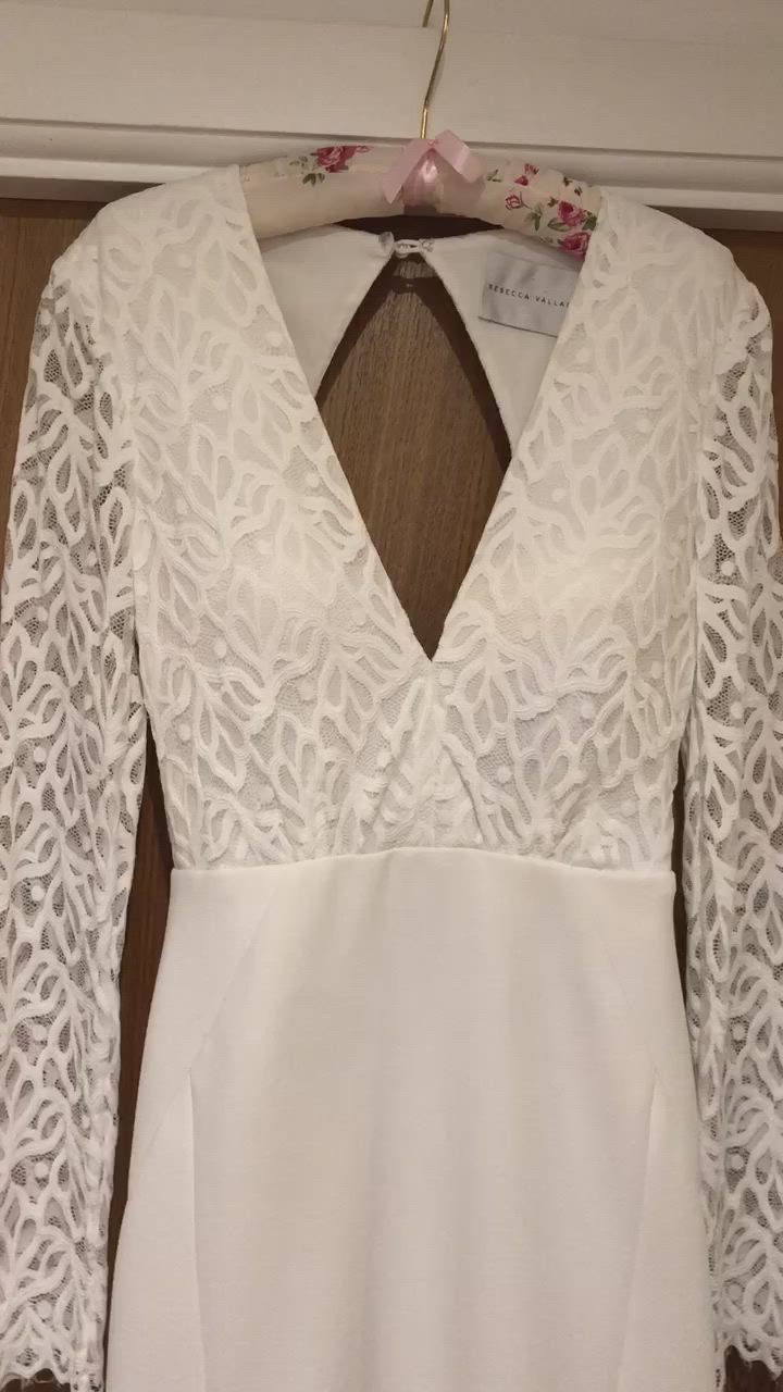 Rebecca Vallance, Bridal Harper crêpe gown
