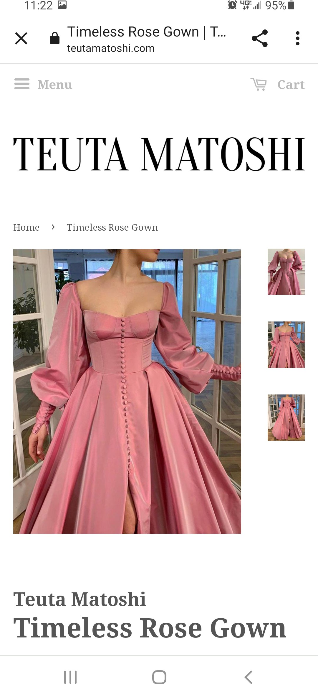 Timeless Rose Gown New Wedding Dress ...