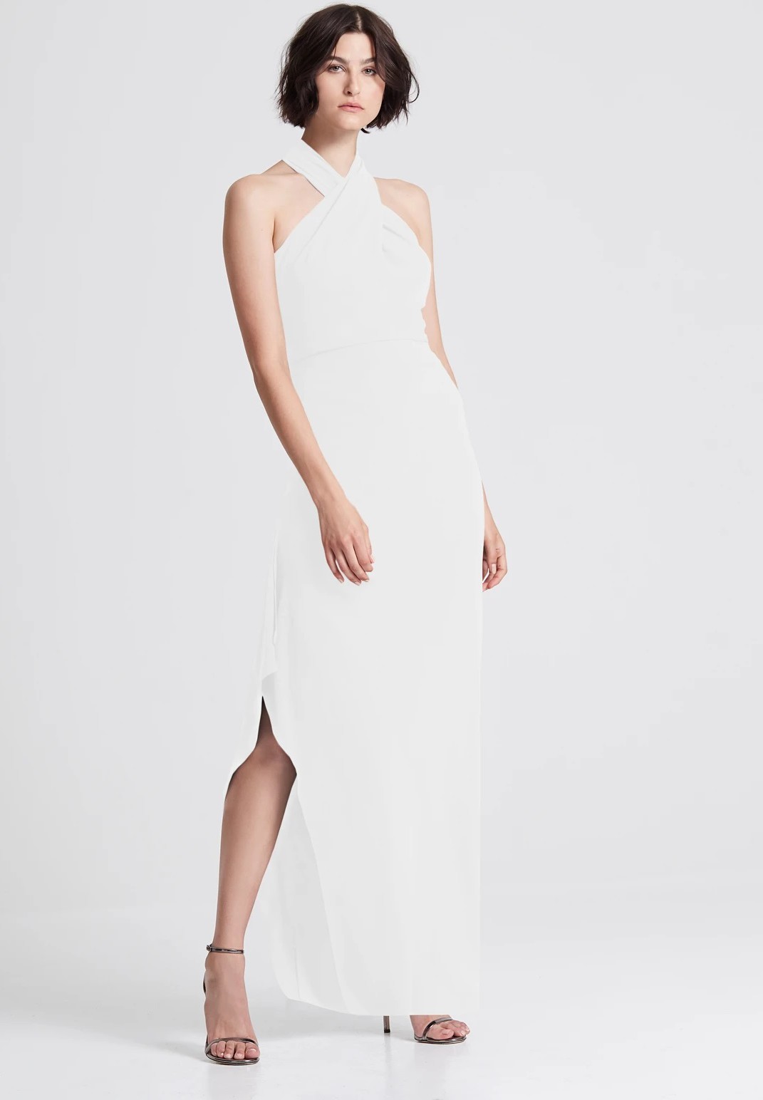 Halston New Wedding Dress Save 50% - Stillwhite